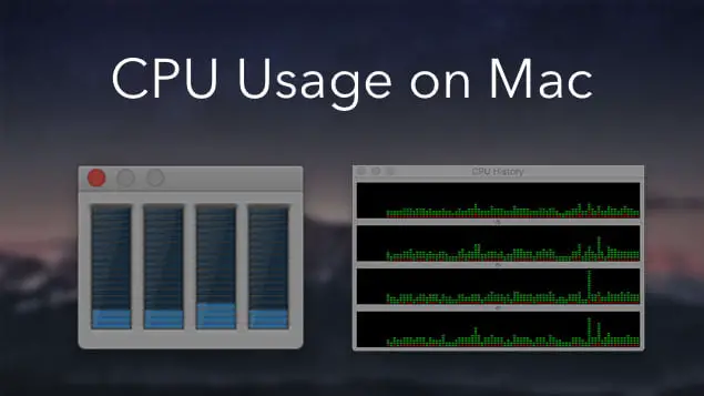 How to check CPU mac usage