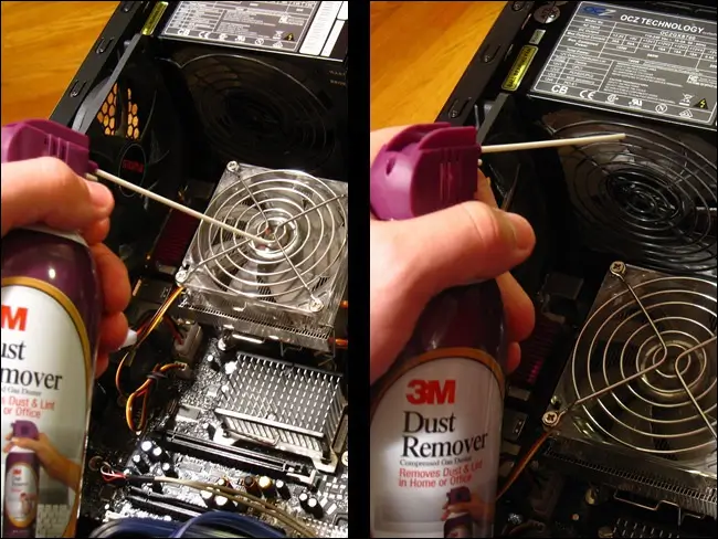 How to clean CPU fan: