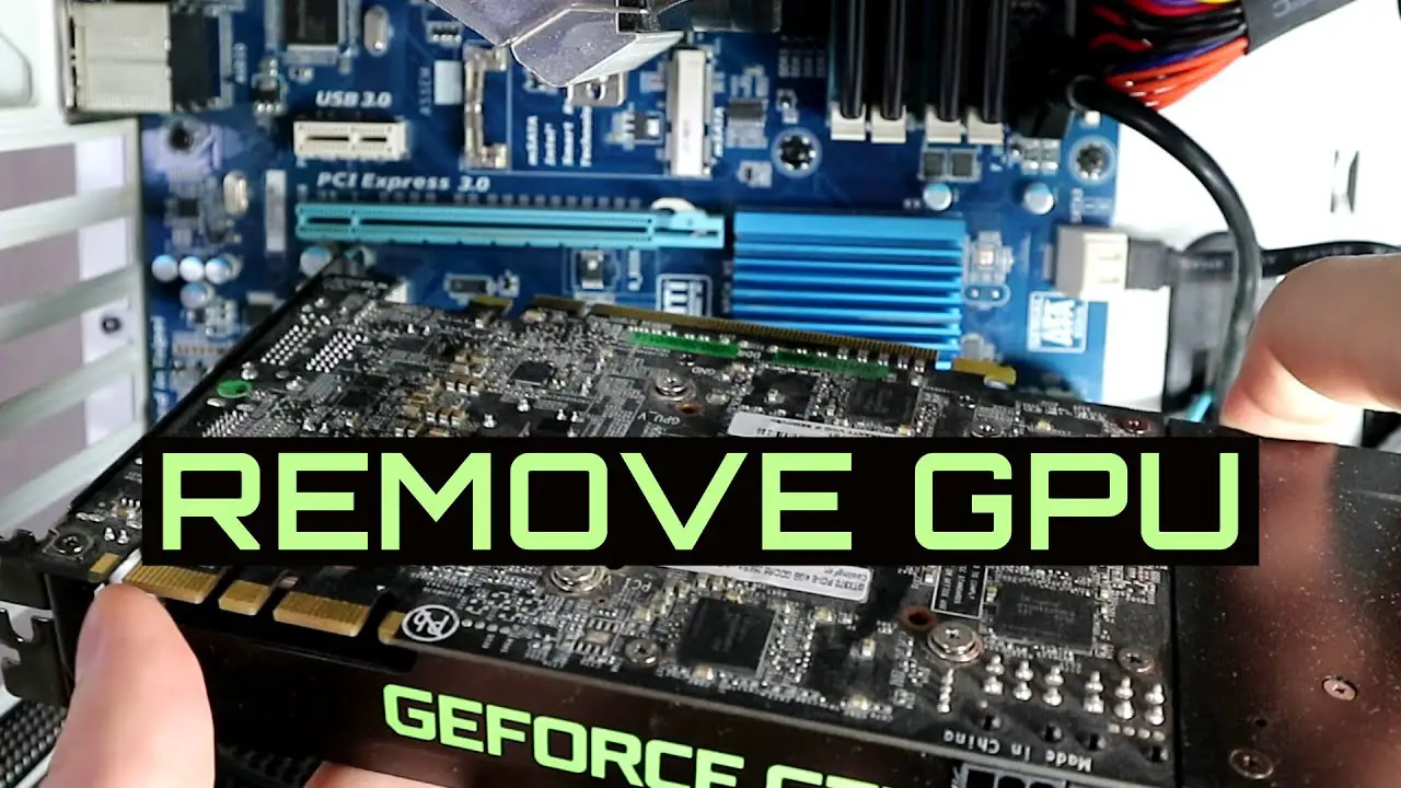 Is It Safe To Remove Graphics Card