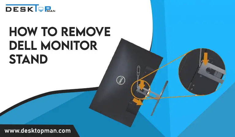 how to remove dell monitor stand